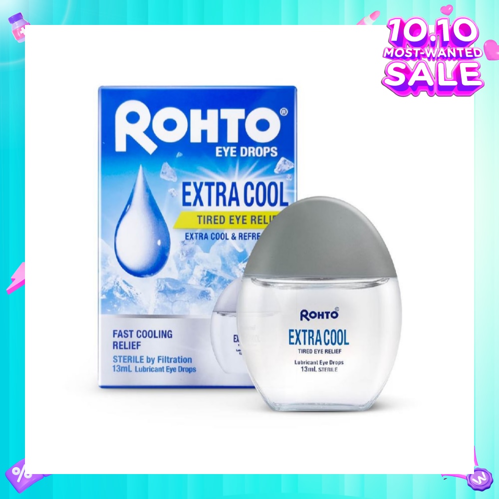 Eye Drops Extra Cool (Sterile + Fast Cooling  Relief + For Tired Eye) 13ml