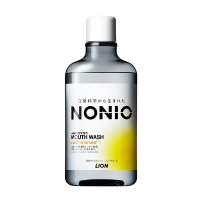 NONIO Mouthwash Light Herb Mint (Alcohol-Free) 600ml