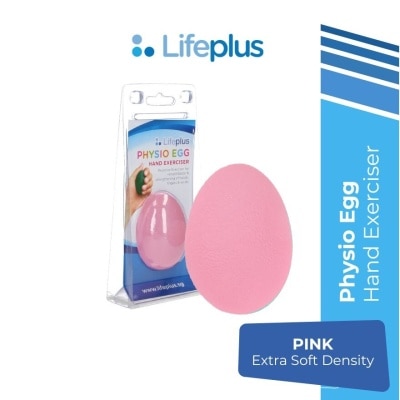 LIFEPLUS Physio Egg Hand Exerciser Pink (Extra Soft) 1s