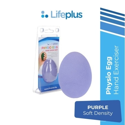 LIFEPLUS Physio Egg Hand Exerciser Purple (Soft) 1s