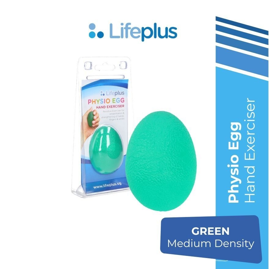 Physio Egg Hand Exerciser Green (Medium) 1s