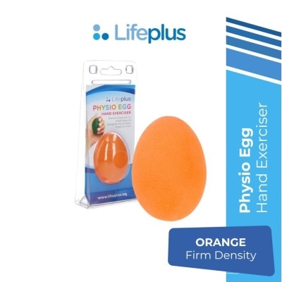 LIFEPLUS Physio Egg Hand Exerciser Orange (Firm) 1s