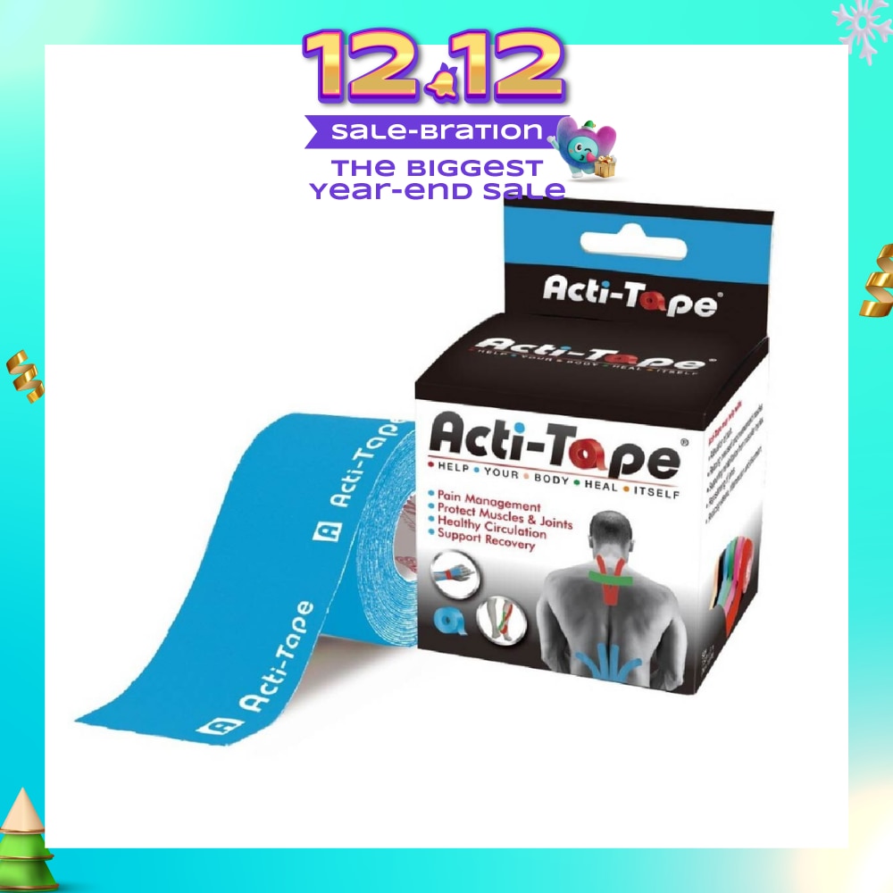 Elastic Sports Tape Blue (Protect Muscles & Joints) 5m