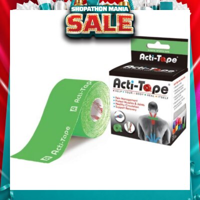 NUTRIWORKS - Acti-Tape Elastic Therapeutic Tape Green 5m