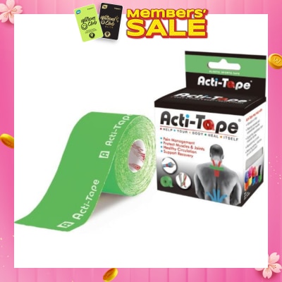 NUTRIWORKS Acti-Tape Elastic Therapeutic Tape Green 5m