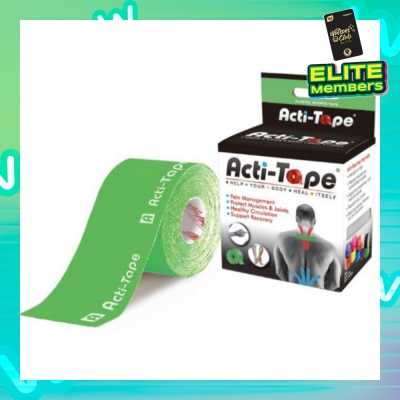 NUTRIWORKS Acti-Tape Elastic Therapeutic Tape Green 5m