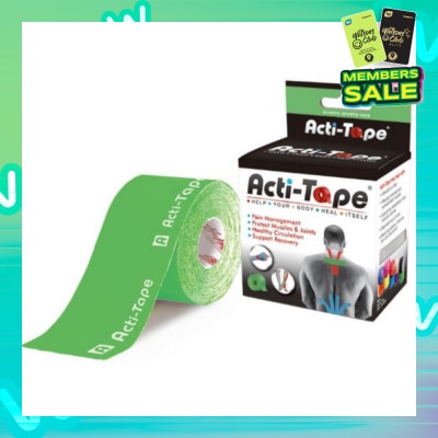 NUTRIWORKS Acti-Tape Elastic Therapeutic Tape Green 5m