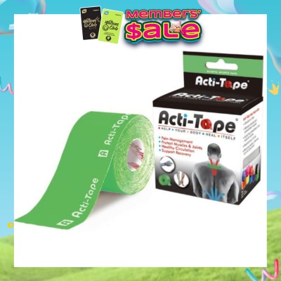 NUTRIWORKS - Acti-Tape Elastic Therapeutic Tape Green 5m