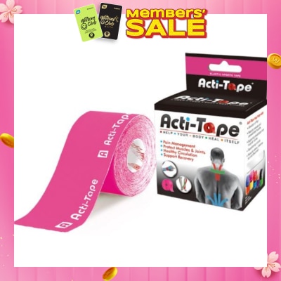 NUTRIWORKS Acti-Tape Elastic Therapeutic Tape Pink 5m