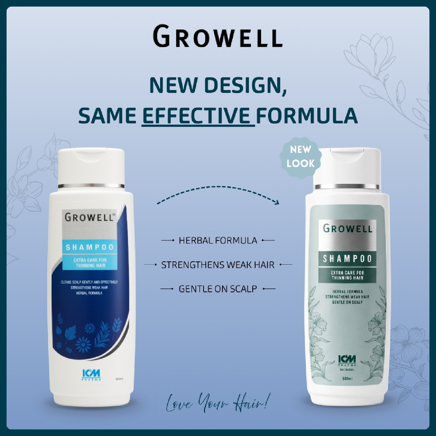 Growell Shampoo 500ml