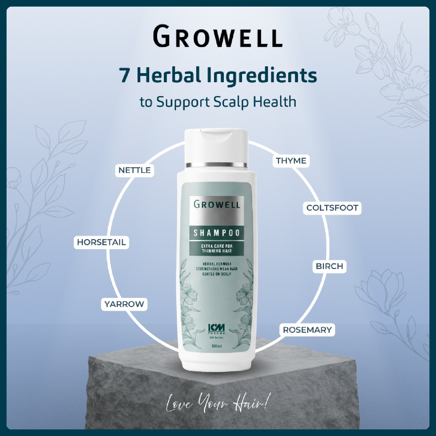 Growell Shampoo 500ml