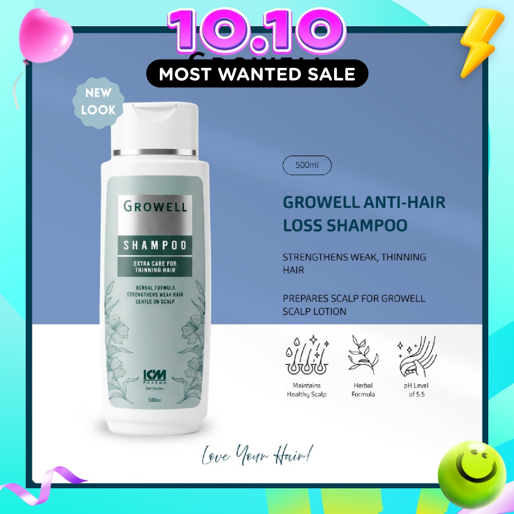 Growell Shampoo Extra Care for Thinning Hair 500ml image