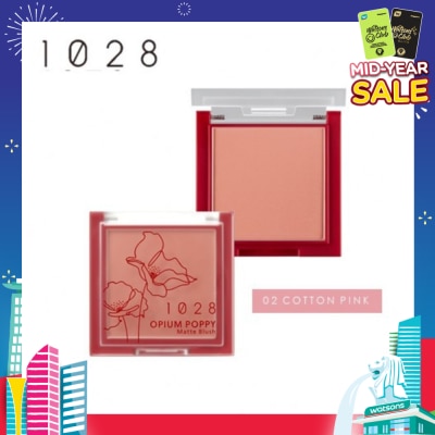 1028 Opium Poppy Matte Blush 02 Cotton Pink 4g