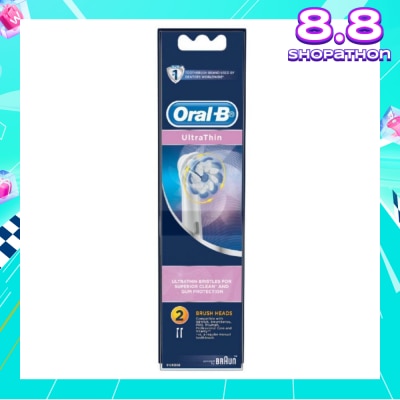 ORAL-B Powered by BRAUN UltraThin Brush Head 2s