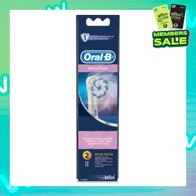 ORAL-B Powered by BRAUN UltraThin Brush Head 2s