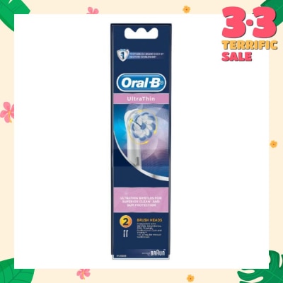 ORAL-B Powered by BRAUN UltraThin Brush Head 2s