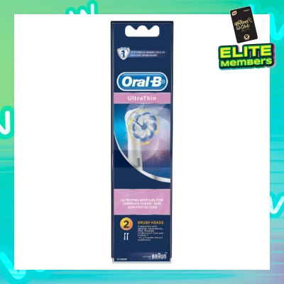 ORAL-B Powered by BRAUN UltraThin Brush Head 2s