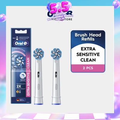 ORAL-B - Extra Sensitive Clean Electric Toothbrush Replacement Head 2s