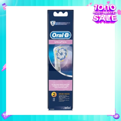 ORAL-B Powered by BRAUN UltraThin Brush Head 2s