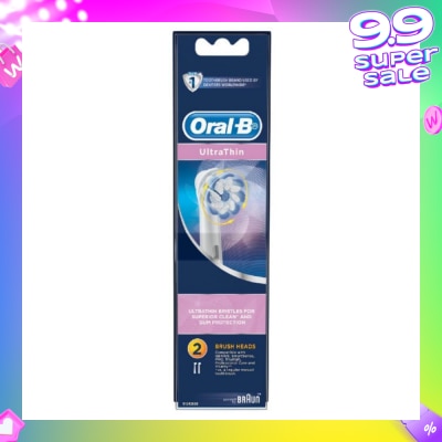 ORAL-B Powered by BRAUN UltraThin Brush Head 2s