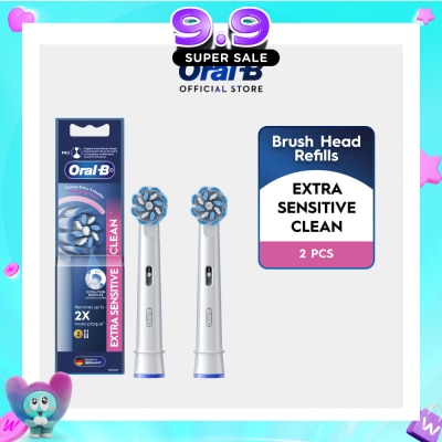 ORAL-B - Extra Sensitive Clean Electric Toothbrush Replacement Head 2s image