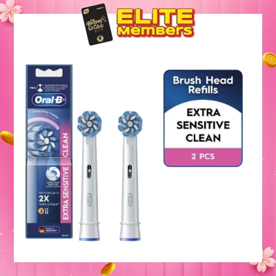 ORAL-B Powered by BRAUN UltraThin Brush Head 2s