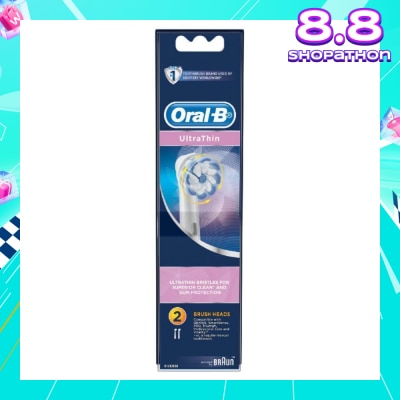 ORAL-B Powered by BRAUN UltraThin Brush Head 2s