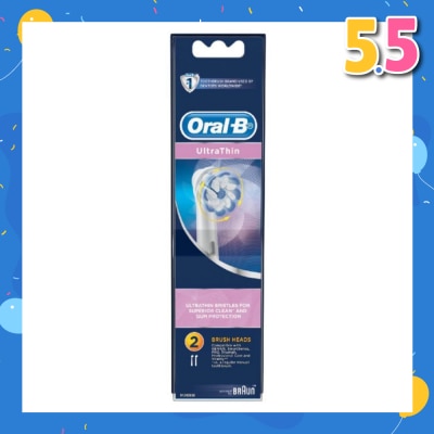 ORAL-B Powered by BRAUN UltraThin Brush Head 2s