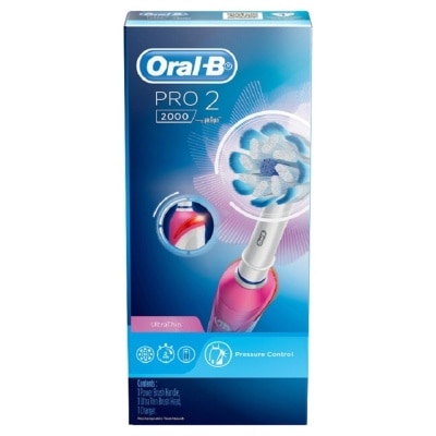 ORAL-B PRO2 2000 Rechargeable Toothbrush Pink