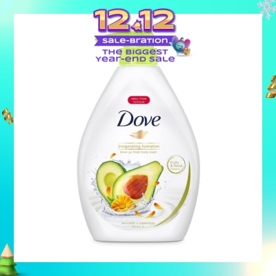 DOVE Dove Go Fresh Avocado + Calendula Invigorating Hydration Body Wash 1000ml
