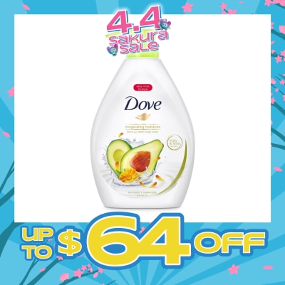 DOVE - Dove Go Fresh Avocado + Calendula Invigorating Hydration Body Wash 1000ml