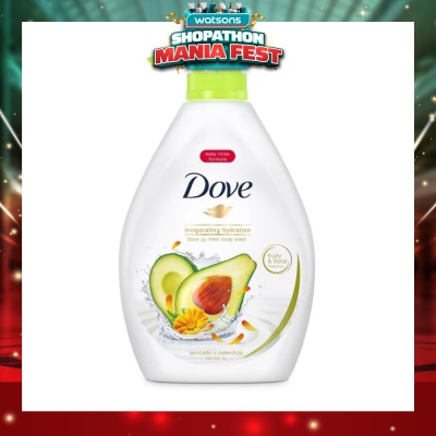 DOVE - Go Fresh Avocado + Calendula Invigorating Hydration Body Wash 1000ml