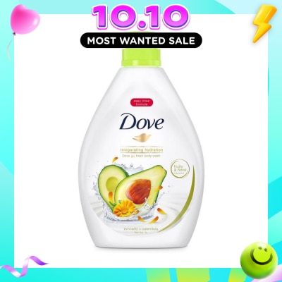DOVE Go Fresh Avocado + Calendula Invigorating Hydration Body Wash 1000ml image