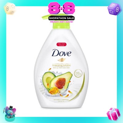 DOVE - Go Fresh Avocado + Calendula Invigorating Hydration Body Wash 1000ml