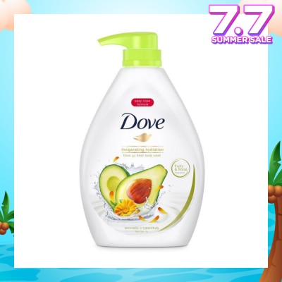 DOVE Dove Go Fresh Avocado + Calendula Invigorating Hydration Body Wash 1000ml