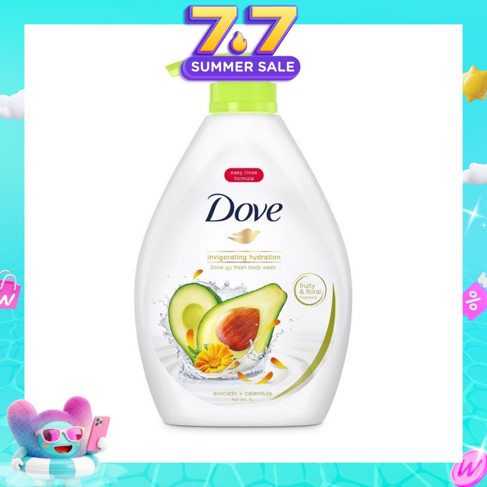 Go Fresh Avocado + Calendula Invigorating Hydration Body Wash 1000ml