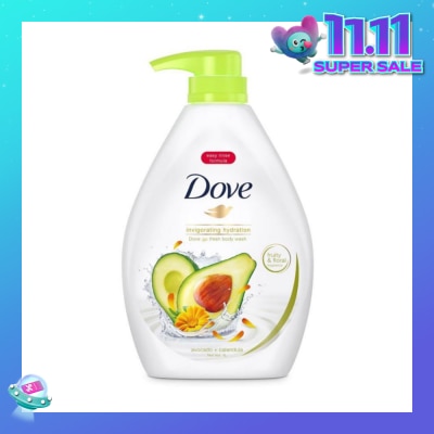 DOVE Dove Go Fresh Avocado + Calendula Invigorating Hydration Body Wash 1000ml