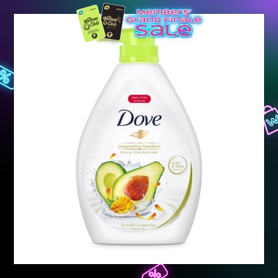 DOVE Dove Go Fresh Avocado + Calendula Invigorating Hydration Body Wash 1000ml
