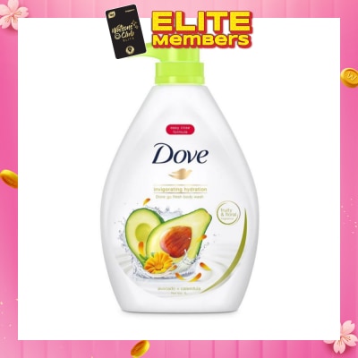 DOVE Dove Go Fresh Avocado + Calendula Invigorating Hydration Body Wash 1000ml