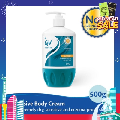 EGO QV Intensive Body Cream (For Extremely Dry, Sensitive & Eczema-Prone Skin) 500g