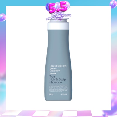 LOOK AT HAIR LOSS - True Hair & Scalp Shampoo 500ml