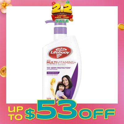 LIFEBUOY Moisture Plus Antibacterial Body Wash 920ml