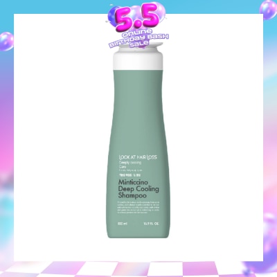 LOOK AT HAIR LOSS - Minticcino Deep Cooling Shampoo 500ml
