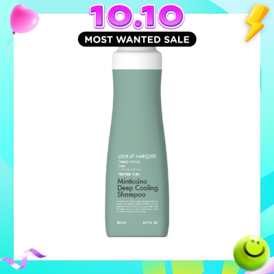 LOOK AT HAIR LOSS Minticcino Deep Cooling Shampoo 500ml image