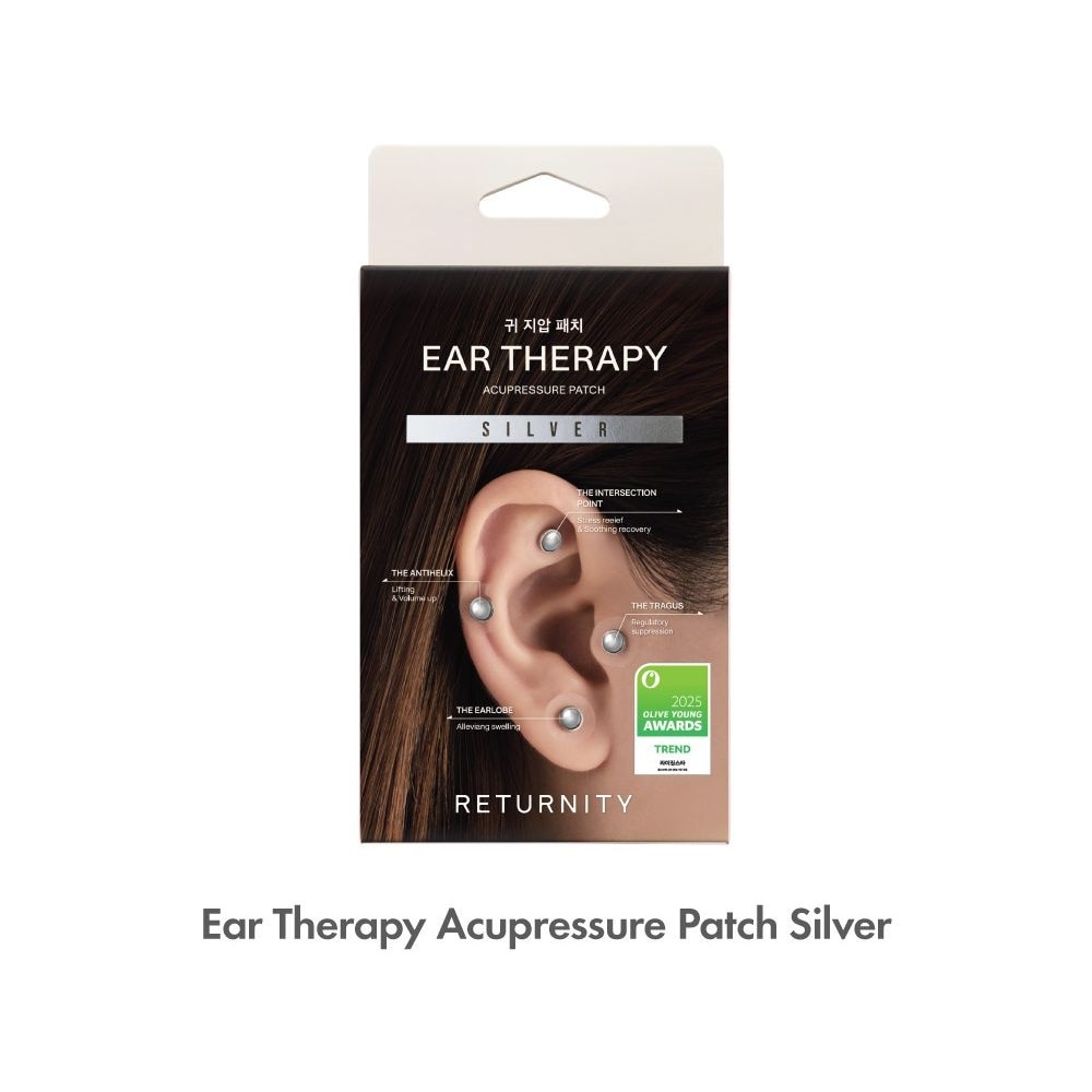 Ear Therapy Acupressure Patch Silver 10s