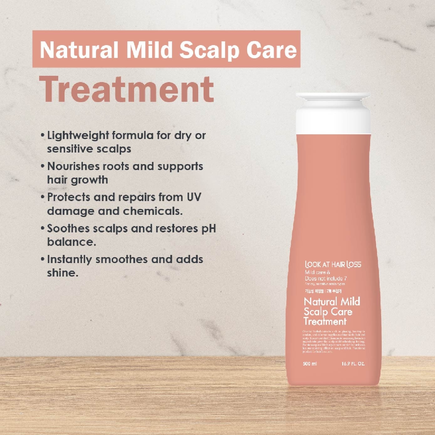 Natural Mild Scalp Care Treatment 500g (Expiry: Oct`2026)