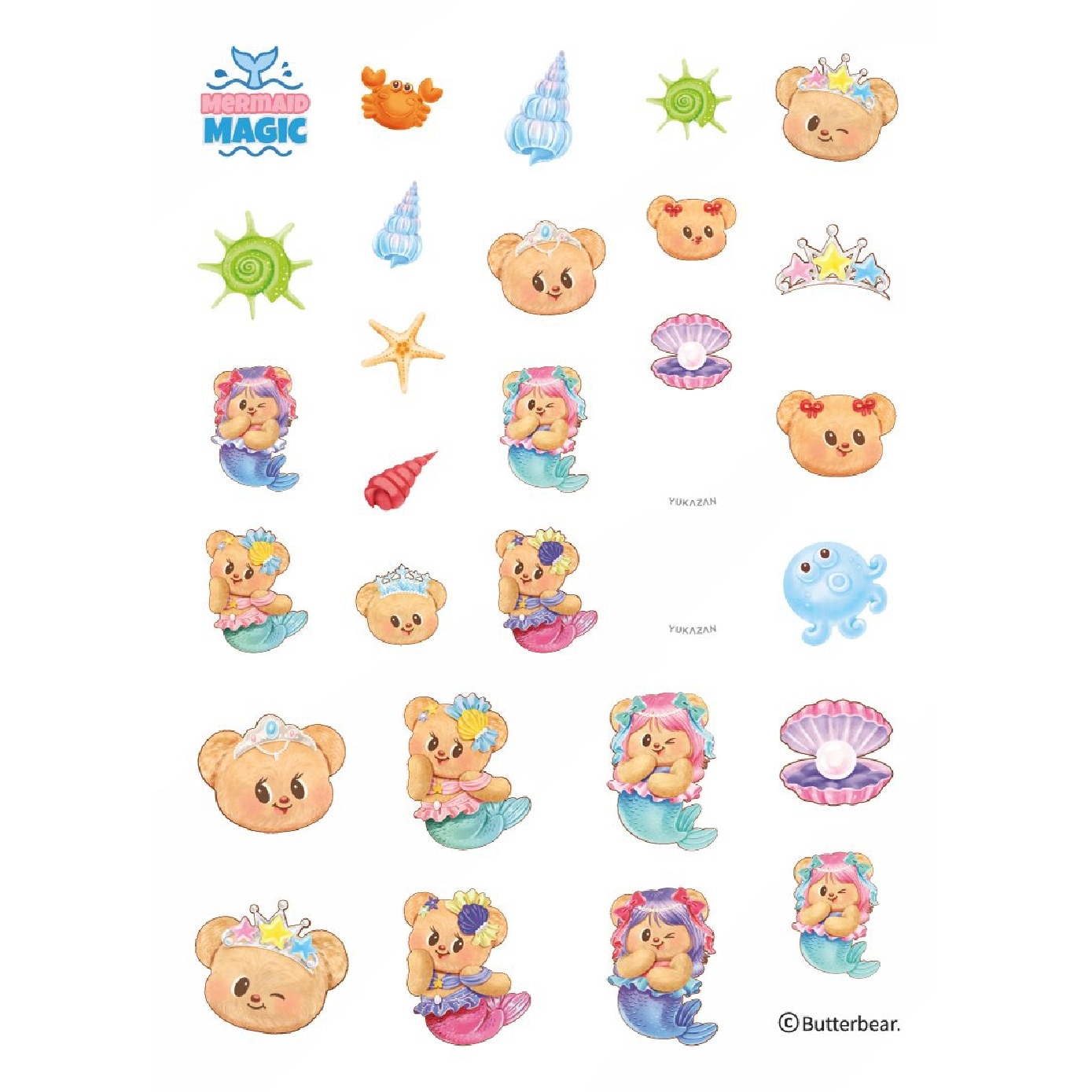 Acne Healing Patch Butterbear Mermaid Magic 30s