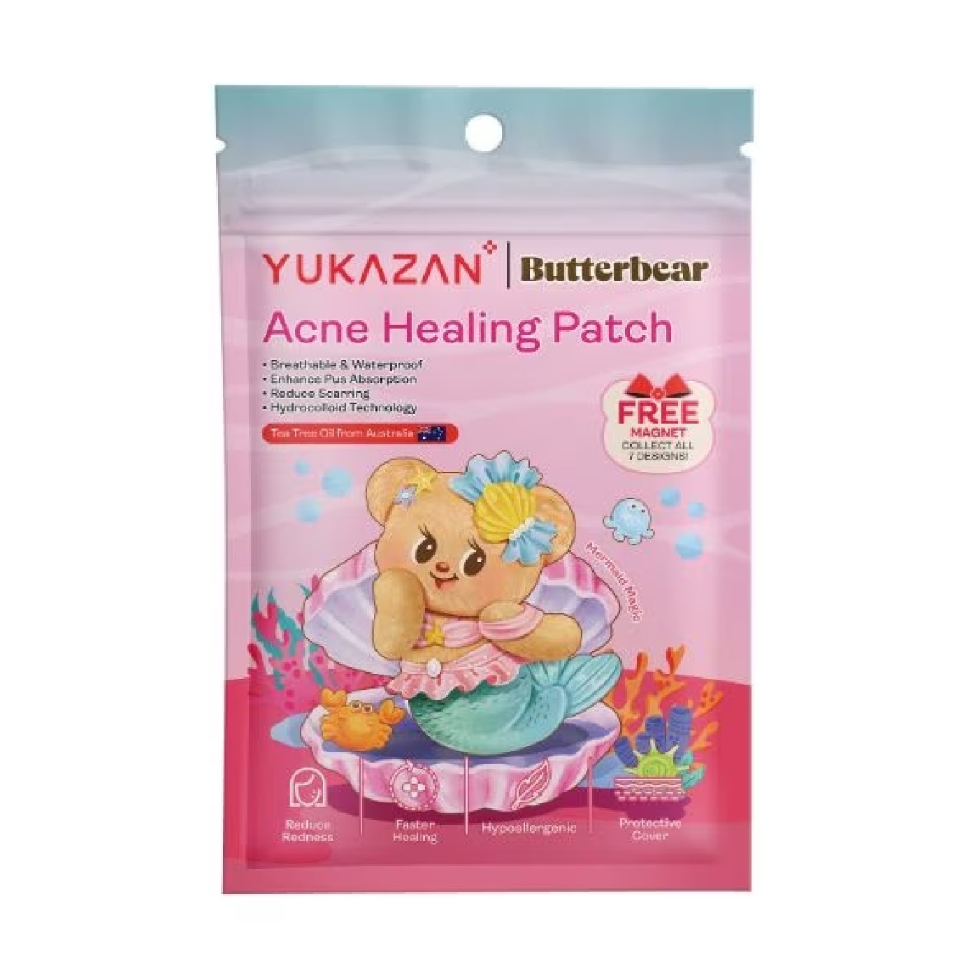 Acne Healing Patch Butterbear Mermaid Magic 30s