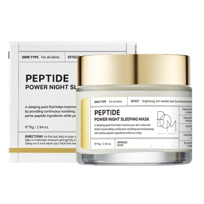 BEAUTY OF MAJESTY - Peptide Power Night Sleeping Mask 75g
