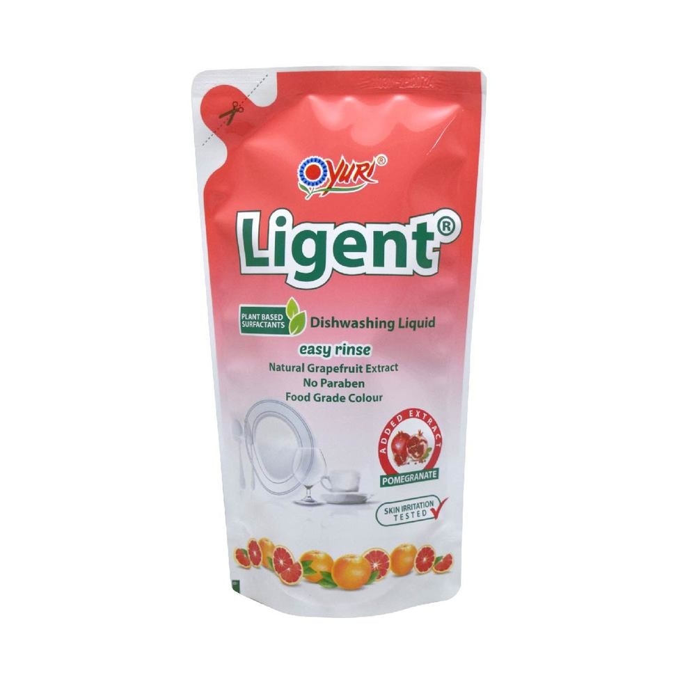 Ligent Antibacterial Dishwashing Liquid Refill Grapefruit 600ml